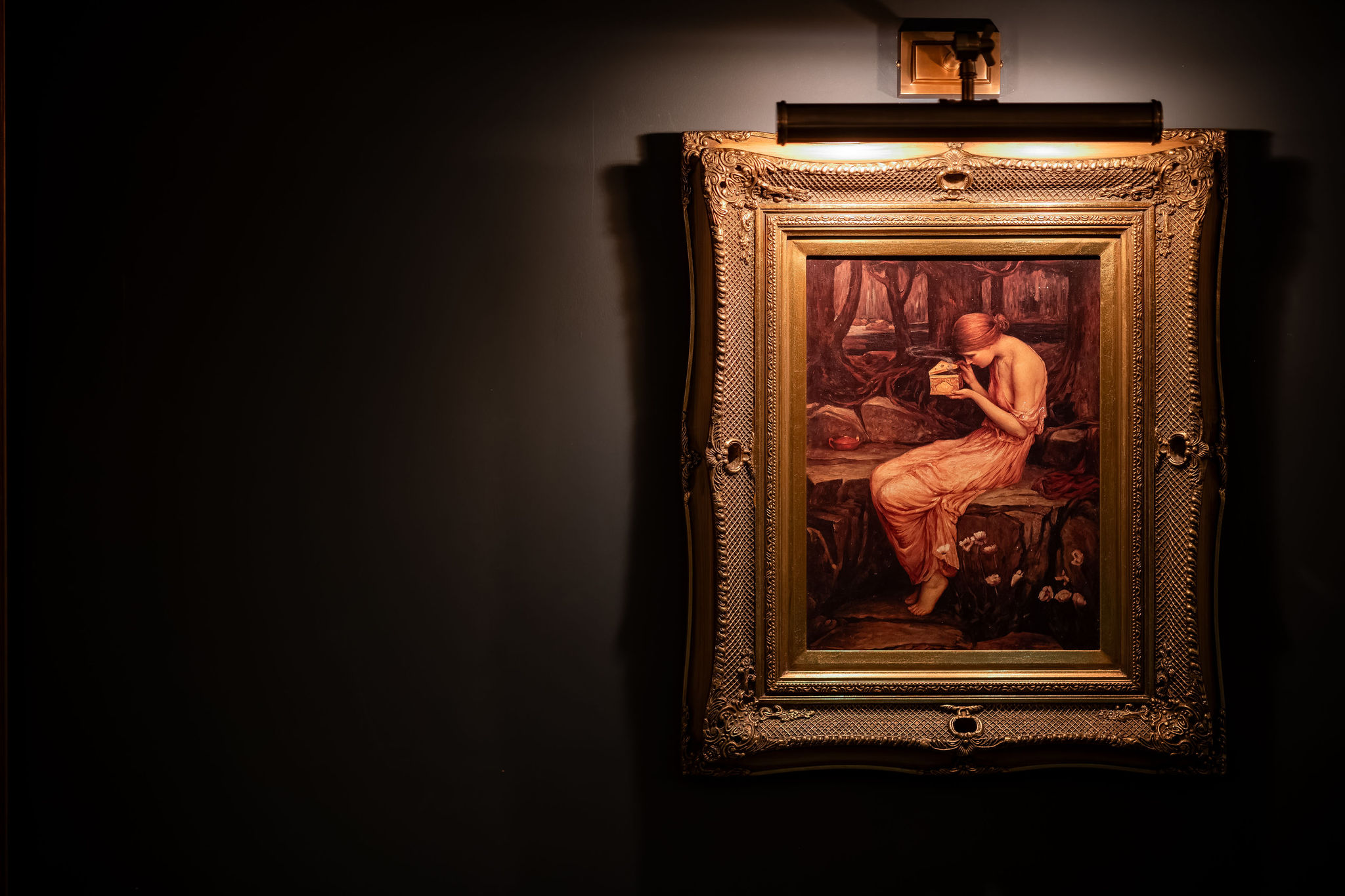 Gold-framed painting at Soleto Southampton